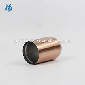 Yongkang factory OEM creative 304 stainless steel mug electroplated wine glass double wall mug stainless