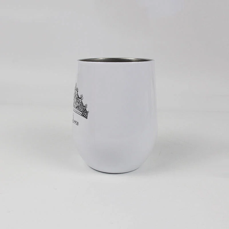 egg shaped thermo ceramic cup coffee mug with customized logo