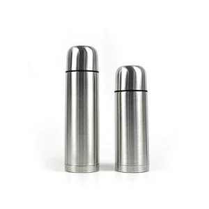 High quality bullet shaped stainless steel hot water bottles