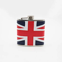 Single Wall Stainless Steel Metal Alcohol Hip Flask
