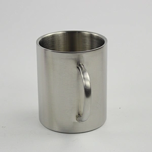 Hot selling wholesale  High quality stainless steel simple office mug with normal handle