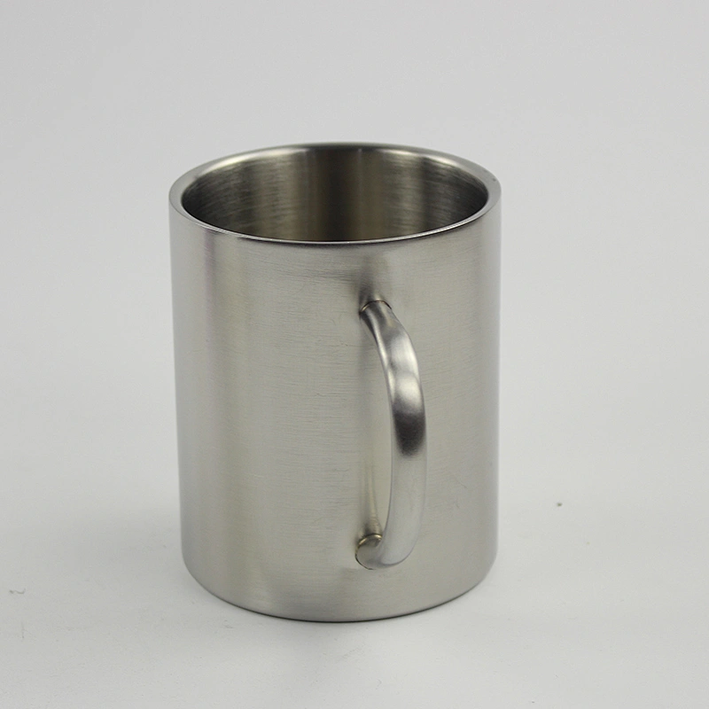 Hot selling wholesale  High quality stainless steel simple office mug with normal handle
