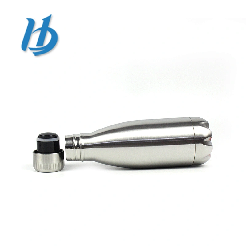 Hot sale flask silver color vacuum thermos water bottle