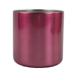 14oz Double Walled Lacquered Stainless Steel Coffee Mugs with Handle