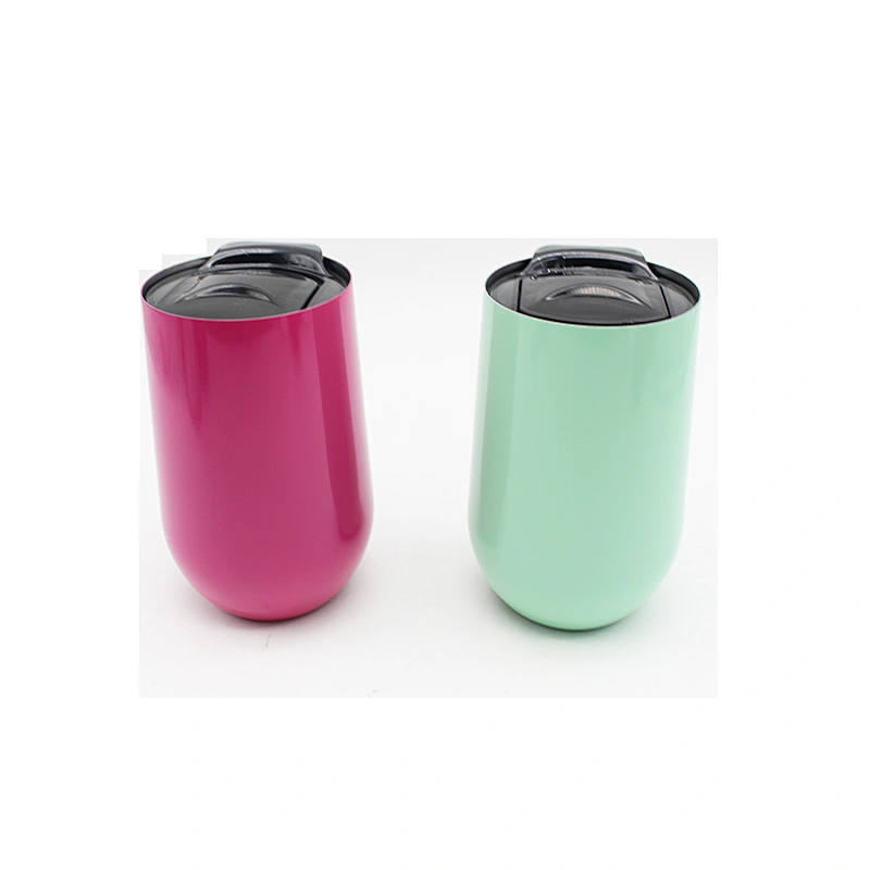 wholesale new product 18oz stainless steel drinking tumbler stemless vacuum coffee mug with lid wine glasses beer mug