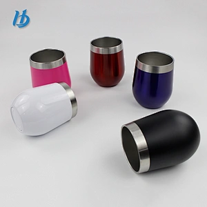 Private label stainless steel tumbler 12OZ double wall mug with lid wholesale steel insulated tumbler