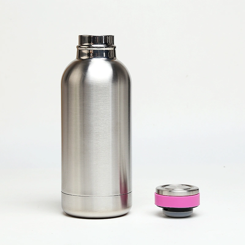Hot selling new style hands free baby bottle feeding thermos  stainless steel water bottles insulated