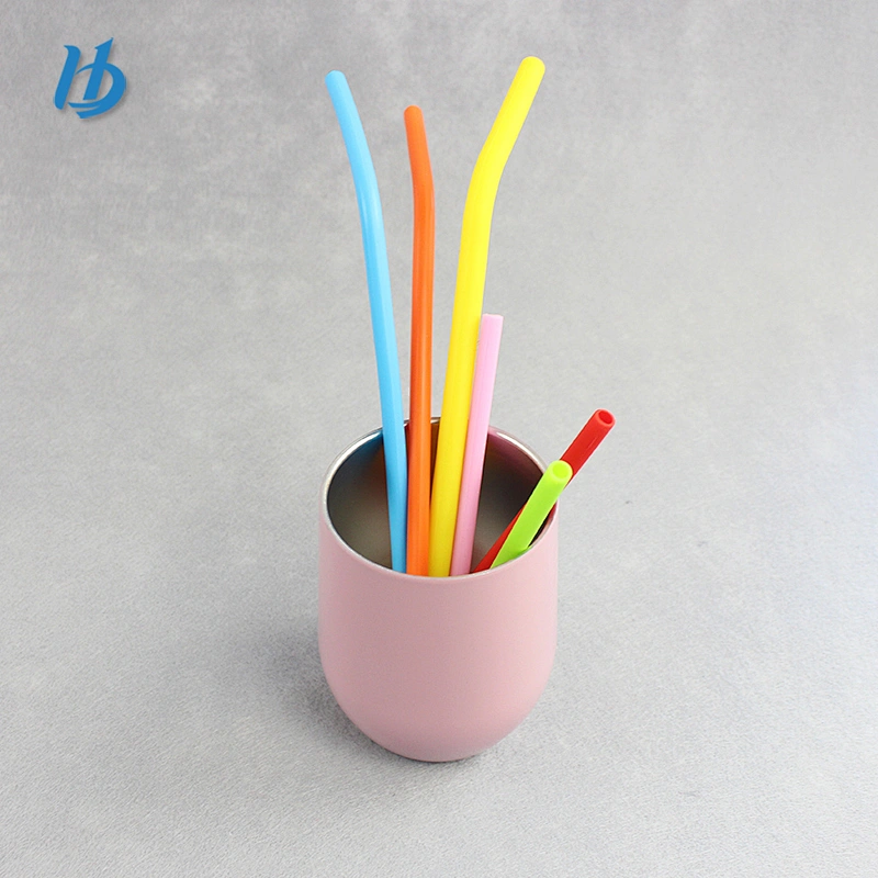Hot sale metal straw,colorful silicone straw reusable customized logo