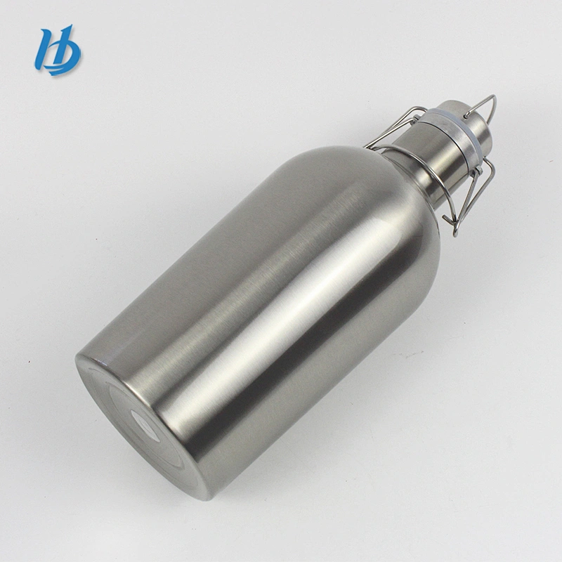 64oz Stainless Steel Beer Growler, Swing Top Insulated Beer Growler,Beer Bottle