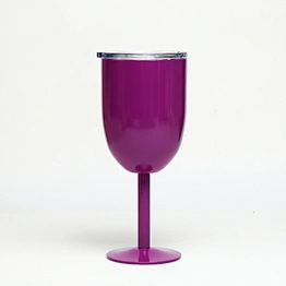 double wall steel tumbler  colored glass goblet with a leakproof water goblets