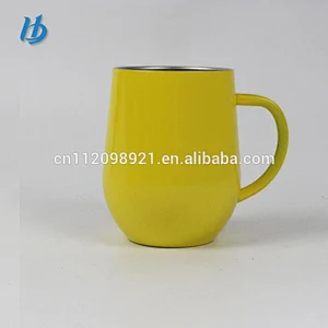 2019 new products stainless steel thermal mug rubber bottom mug with customized packing
