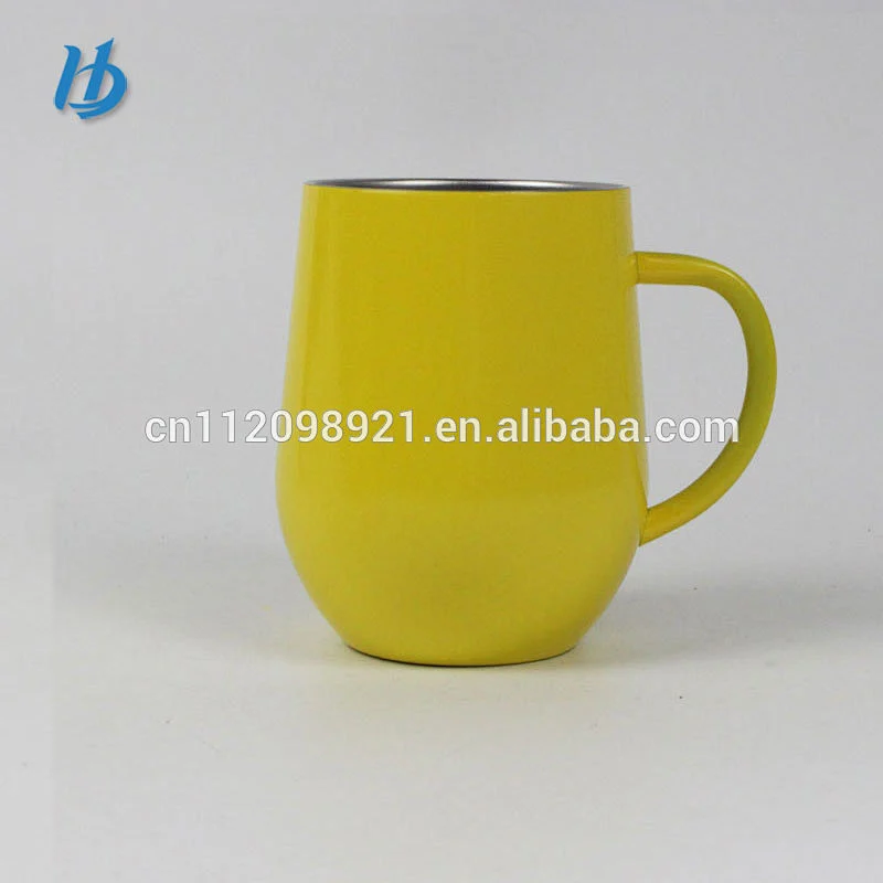 2019 new products stainless steel thermal mug rubber bottom mug with customized packing