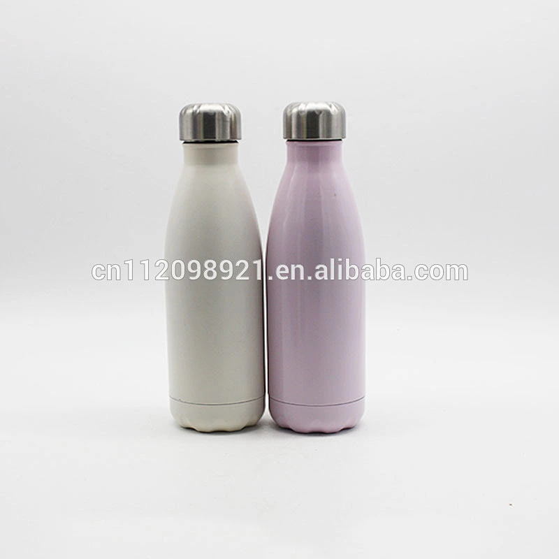 modern design 500ml vacuum flask stainless steel double wall cola bottle sport water bottle with cheapest price