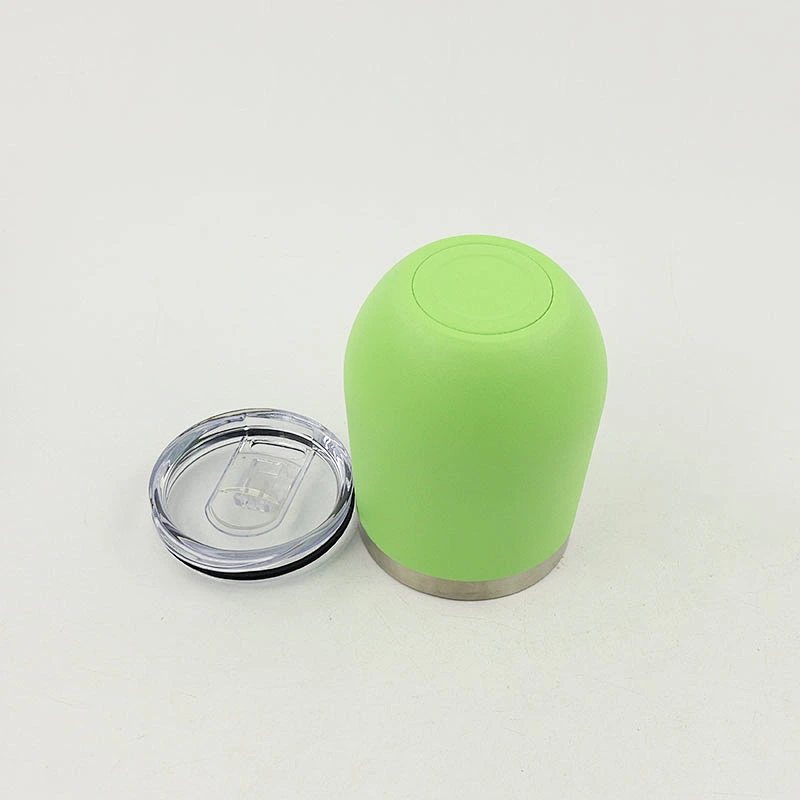 12 oz stainless steel insulated tumbler short wine glass with straw powder coated stainless steel tumbler
