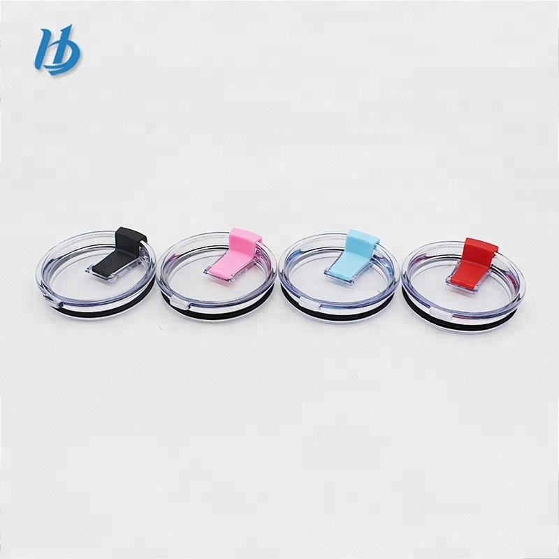 2017 new spill and splash proof lid sliding lid for stainless steel tumbler