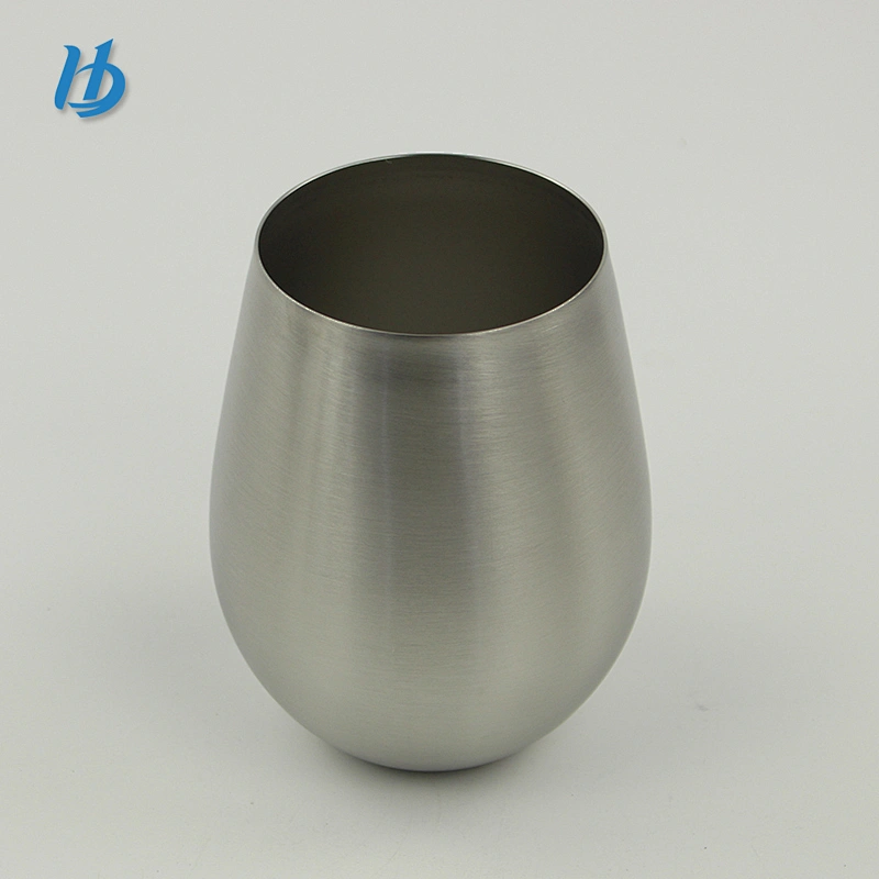 Simple 16oz single layer stainless steel wine tumbler oem stainless steel wine  tumbler