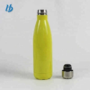 Hot Sale Cola Shape 500ml Most Fashionable Food Grade Stainless Steel Thermos Water Bottle stainless steel spray bottle