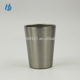 High quality beer mug glass ,8oz metal stainless steel custom double wall cup