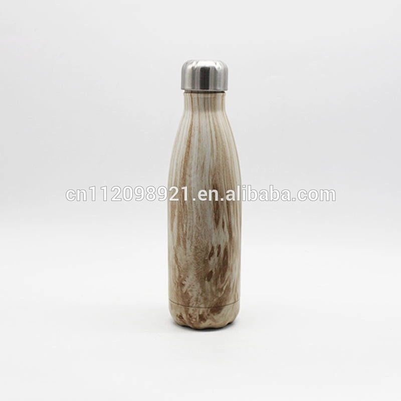 premium quality sport water bottle double wall stainless steel vacuum drinking bottle ,cola shaped bottle hot sale on amazon