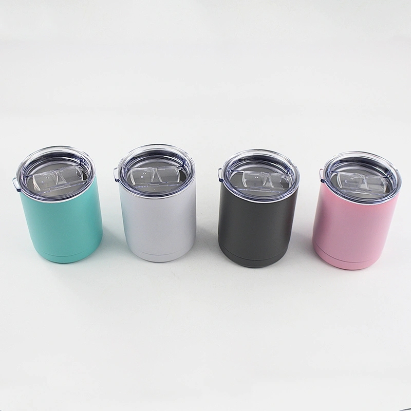 Most popular new design 10 oz stainless steel wine tumbler cups tumbler cup stainless steel