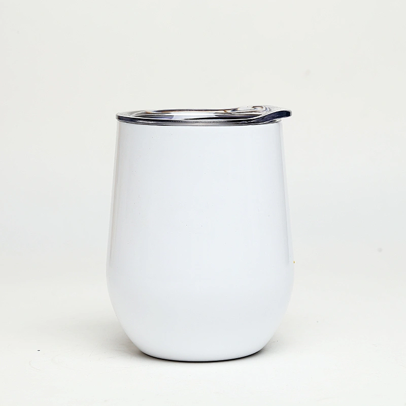 12oz double wall vacuum insulated wine tumbler