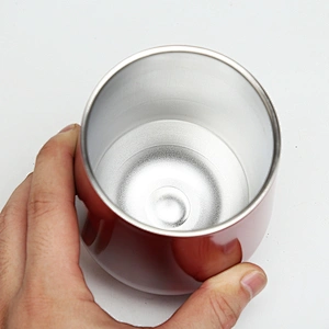12oz double wall vacuum insulated wine tumbler