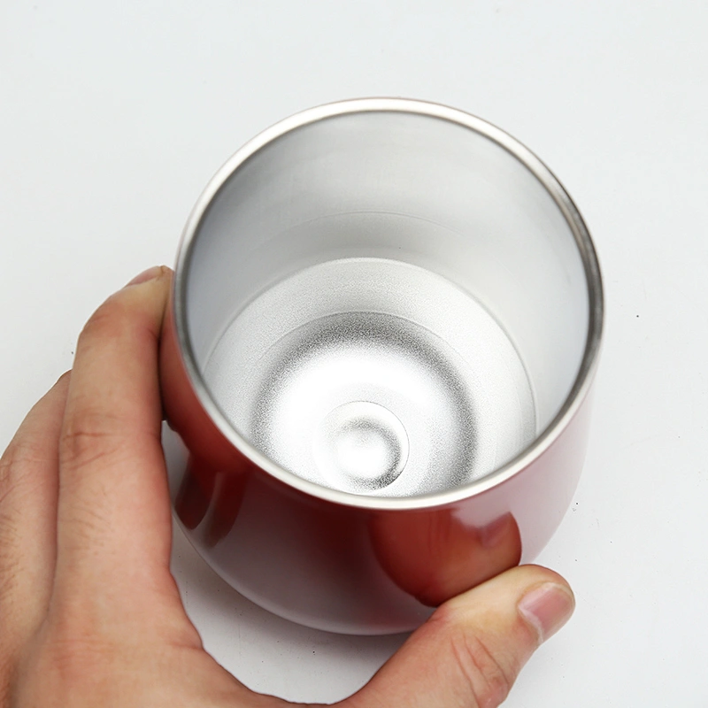 12oz double wall vacuum insulated wine tumbler
