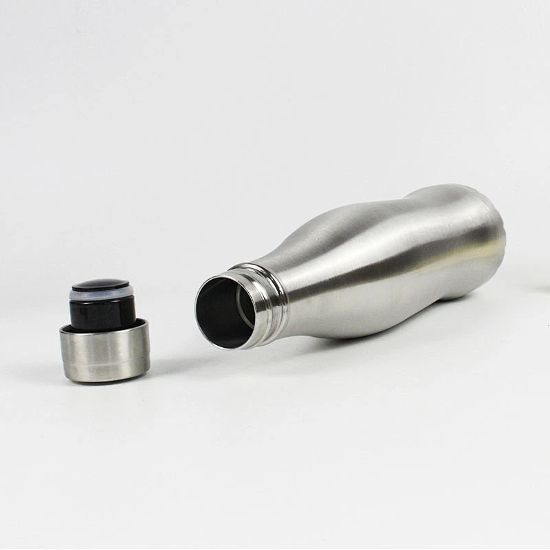 Metal double wall stainless steel water bottle,500ml bottle for drinking
