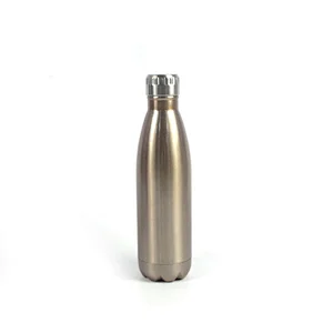 500ml stainless steel spray paint in the middle vacuum water bottles with different color