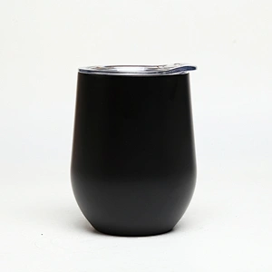 12oz double wall vacuum insulated wine tumbler