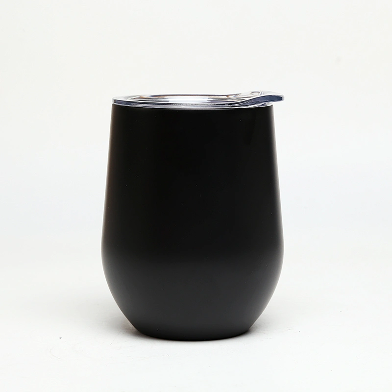 12oz double wall vacuum insulated wine tumbler