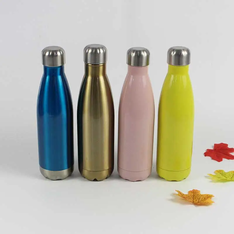 2018 Popular Customized Double Wall Stainless Steel Cola Bottle Vacuum Cola Bottle With FDA Certificate