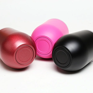 12oz double wall vacuum insulated wine tumbler