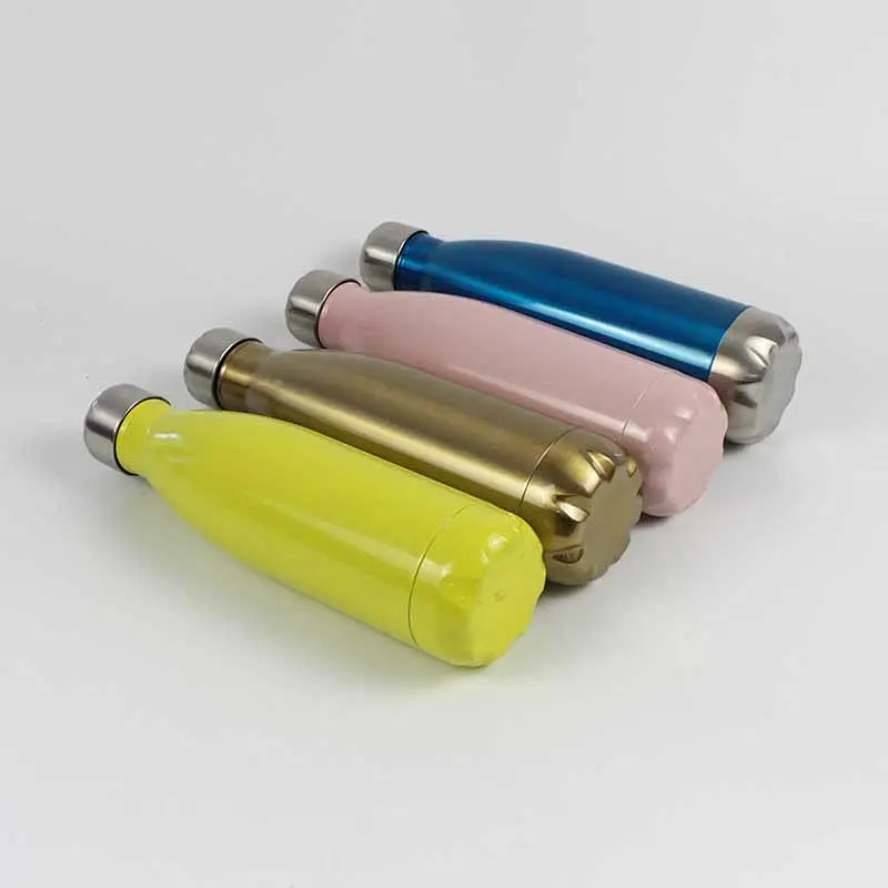 2018 Hot selling vacuum stainless steel cola bottle spray bottles