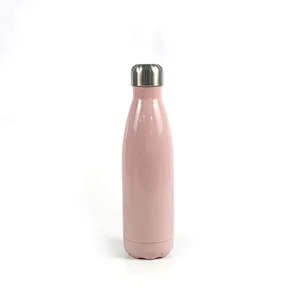 500ml stainless steel spray paint in the middle vacuum water bottles with different color