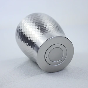 240ml double wall vacuum insulated stainless steel hammer arc shape beer mug