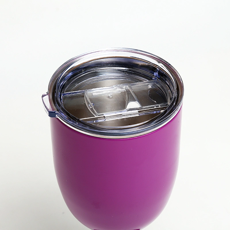 double wall unbrakable stainless steel 14oz red wine glass
