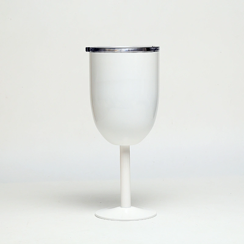double wall unbrakable stainless steel 14oz red wine glass
