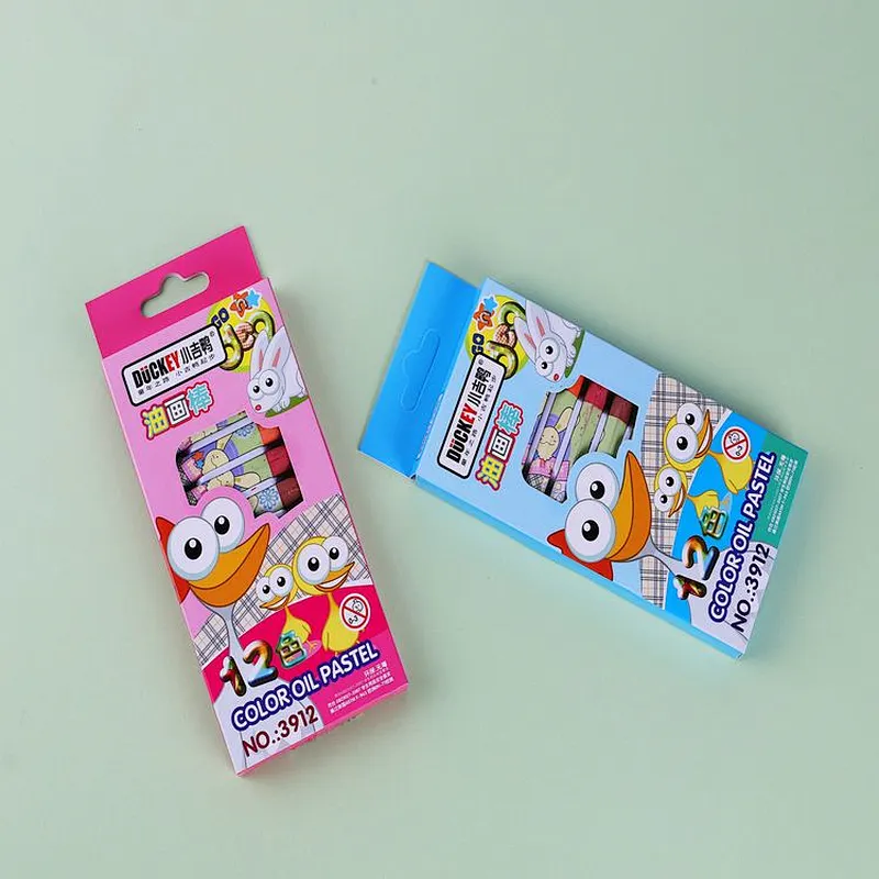 Papelería infantil multi color crayón no tóxico Oil Pastel packs 36 colores
