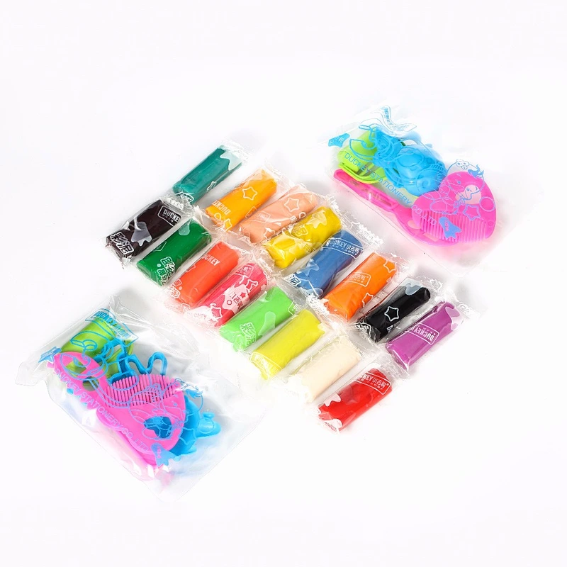 2017 ventas calientes DIY niños artesanales juguetes educativos masa plastilina