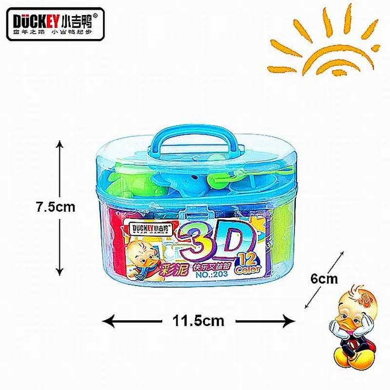Wholesale Colorful kids plasticine modeling clay toys toys