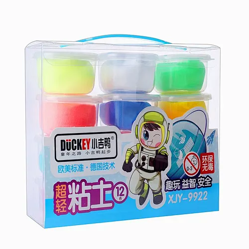 Duckey DIY Magic Clay Super Light Clay set for children 12 color