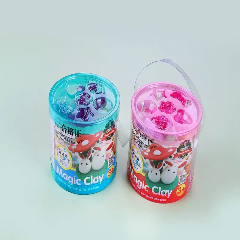 Duckey DIY Magic Clay Super Light Clay set para niños 8 colores