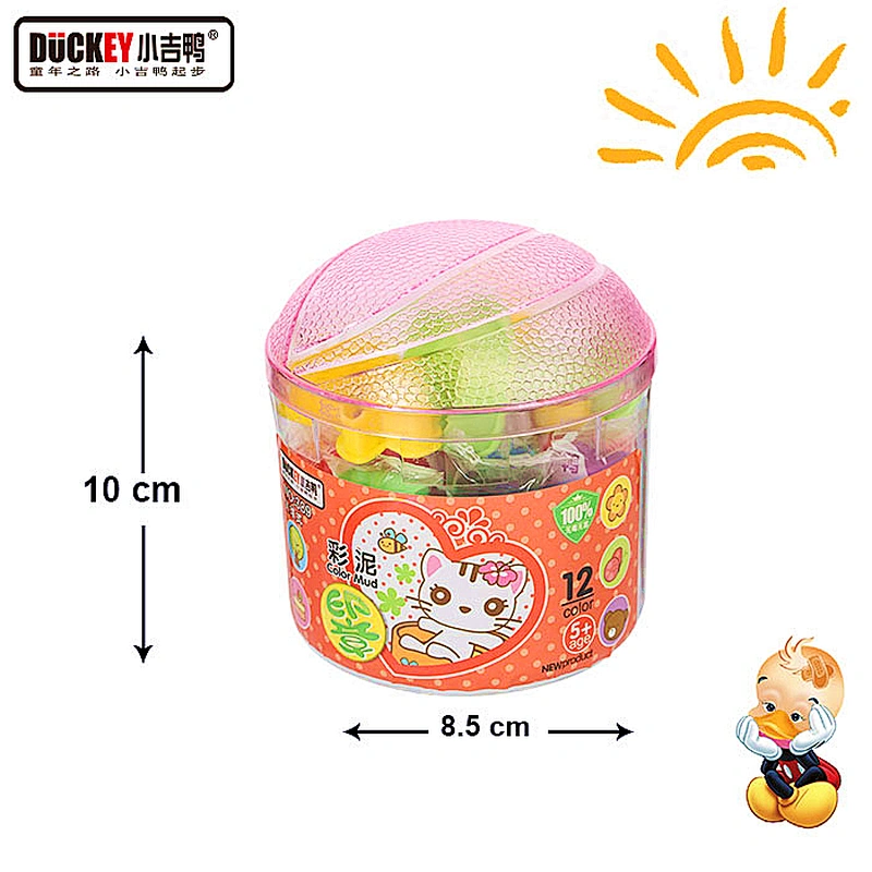 Juego de juguetes de plastilina de masa creativa barata de tamaño pequeño Duckey