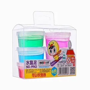 DUCKEY magic colorful crystal educational Slime kit 6 color