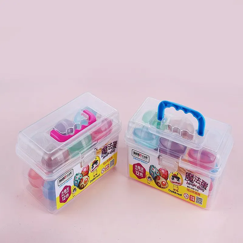 New 12 Colors DIY soft slime Intelligent Hand Plasticine Toy Gift