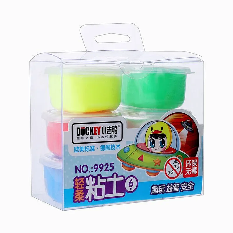 Duckey DIY Magic Clay Super Light Clay set for children 6 color