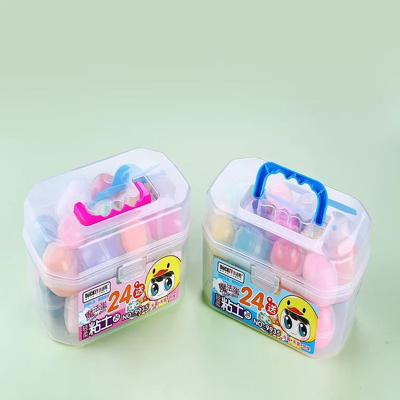 Duckey DIY Magic Clay Super Light Clay set for children 24 color
