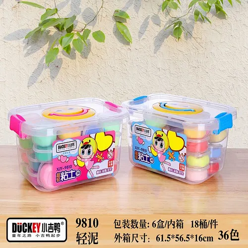 Duckey DIY Magic Clay Super Light Clay set for children 36 color