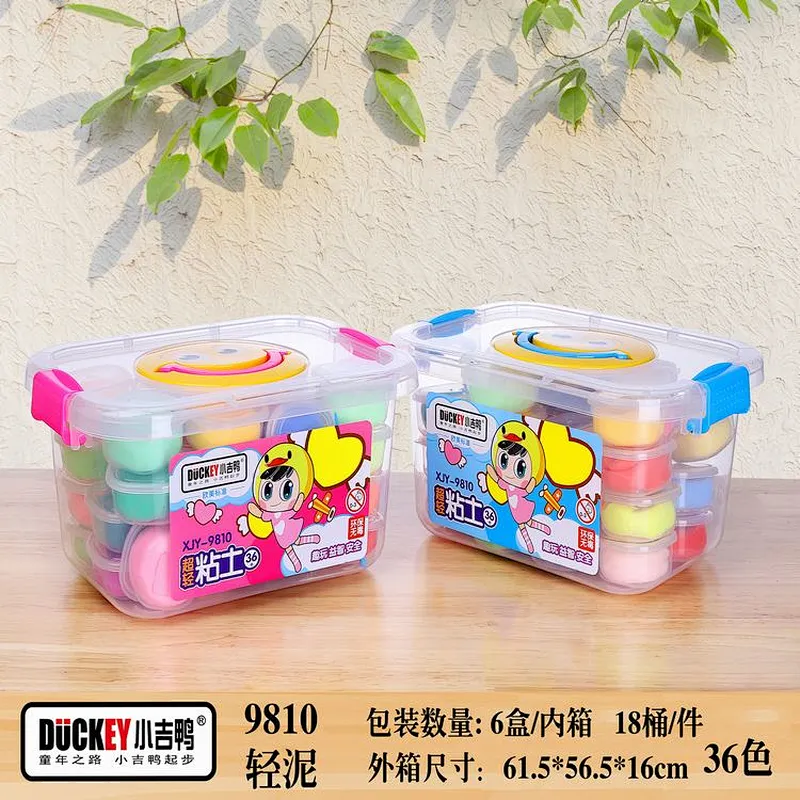 Duckey DIY Magic Clay Super Light Clay set for children 36 color